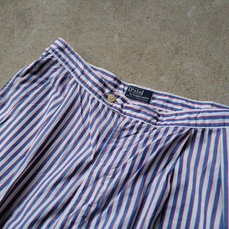 [W35] POLO SHORTS 2tuck_80-90s vintage_no.9