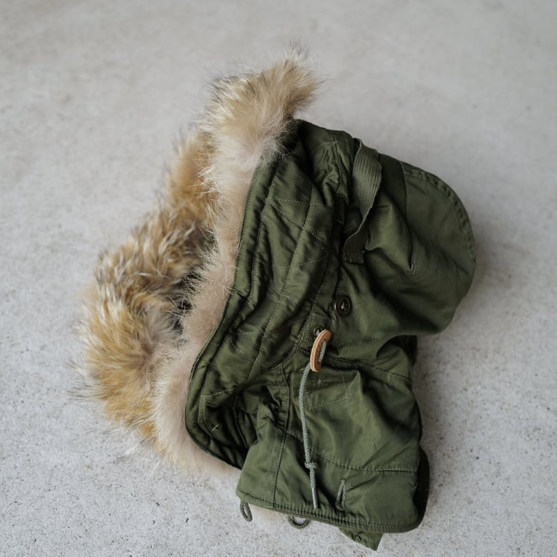 オンライン専用［Free size］m51_hood_real coyote fur | an