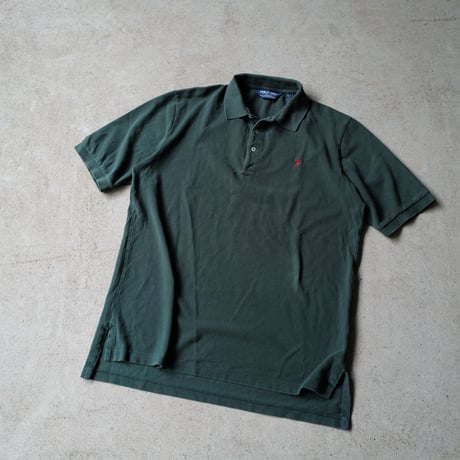 ［L］POLO SHIRT_MADE IN USA_80-90s vintage_no.