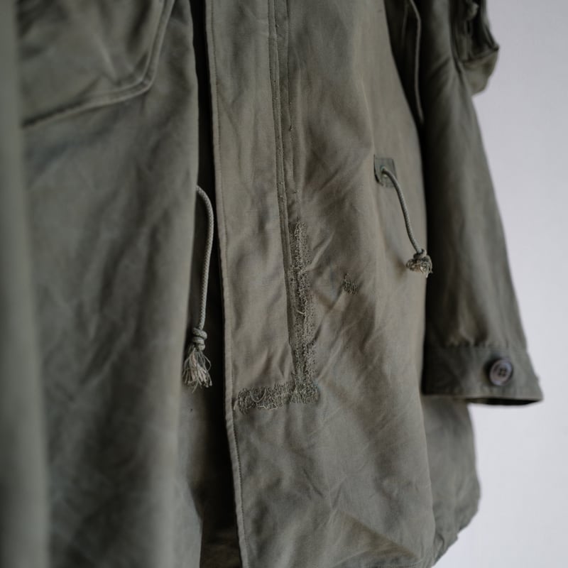【希少】40s M48 Parka Lサイズ フルセット【ヴィンテージ】 DEADSTOCK KOREAN WAR US ARMY M-1948 PARKA SHELL & M-1948 PARKA
