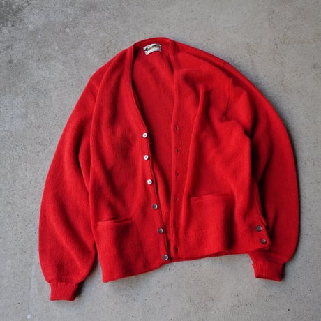 ［XL］Alpaca Cardigan_1960's_deadstock
