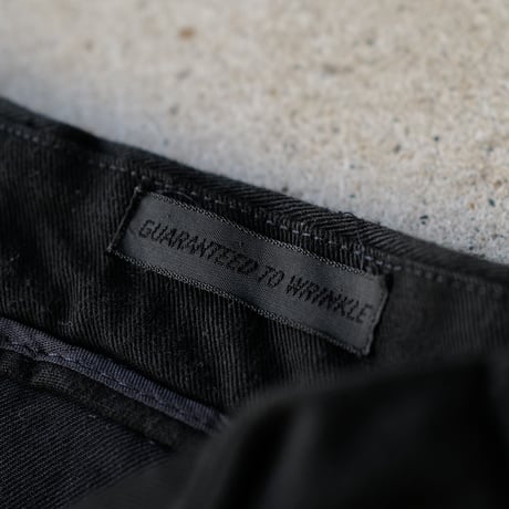 [W37 L32] Super Black_VINTAGE POLO CHINO 2tuck Pants_no.17