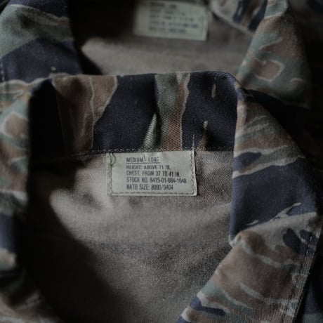 ［M & L］B.D.U. Jacket_Tiger Camo_deadstock