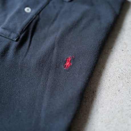［XL］POLO SHIRT_MADE IN USA_80-90s vintage_no.1