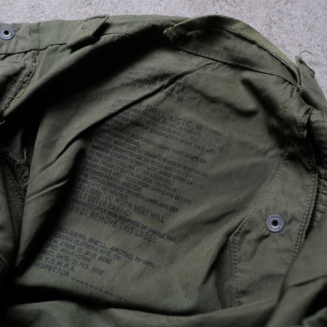 ［M-Regular］ USARMY M-51 Arctic Shell Trousers_deadstock_no.4