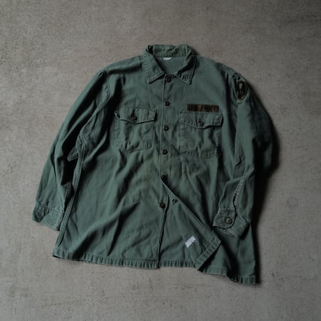 ［ 18 / XXL fit］USARMY Olive Green Shirts_no.6