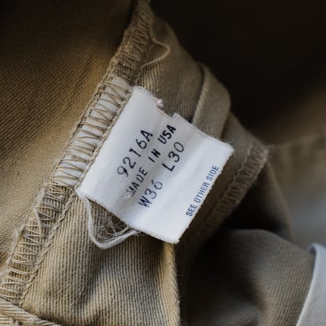 [W36 L30] VINTAGE POLO Gurkha Pants_Military Color_no.10