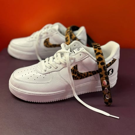 [anytee classics]  Narrow Long Belt_Leopard