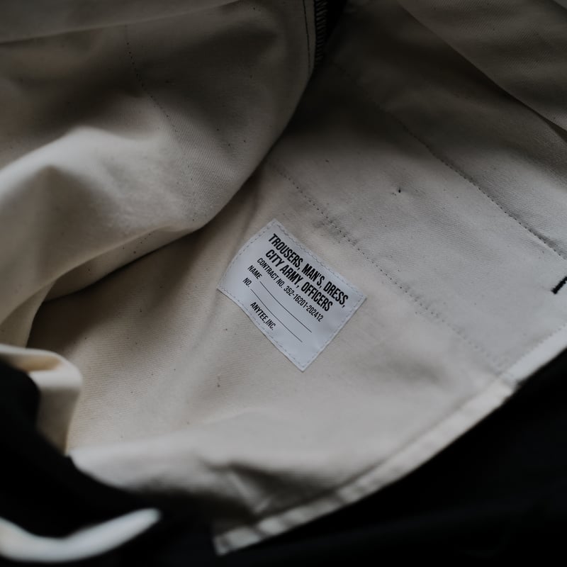 ただの古着好きです　　anytee Officer Pants_Black anytee classics] Officer Pants_Black Chino | a