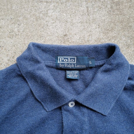 ［L］POLO SHIRT_MADE IN USA_80-90s vintage_no.6