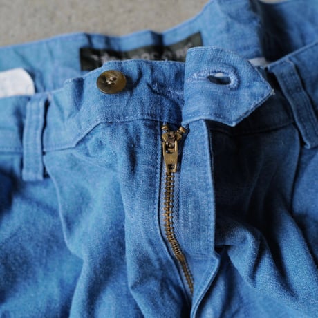[W38] Chambray 2tuck shorts_no.2