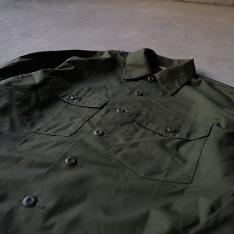 ［17 1/2 XXL fit］USARMY Olive Green "BIG" Shirt_deadstock_no.12
