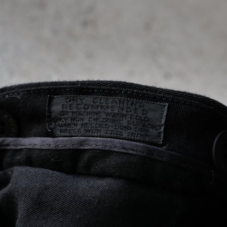 [W37 L32] Super Black_VINTAGE POLO CHINO 2tuck Pants_no.17