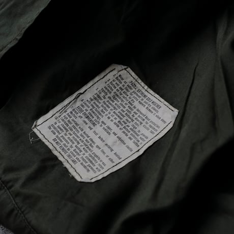 ［M］m65 parka_mini tag model_deadstock_no.104