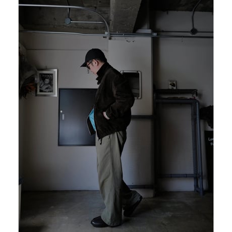 ［11月中旬お届け再販分］Suede Jacket with Turquoise Lining