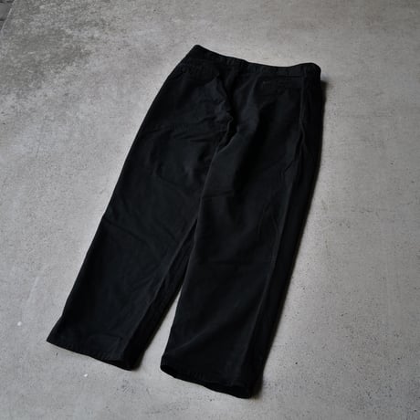 [W38 L30] Super Black_VINTAGE POLO CHINO 2tuck Pants_no.9