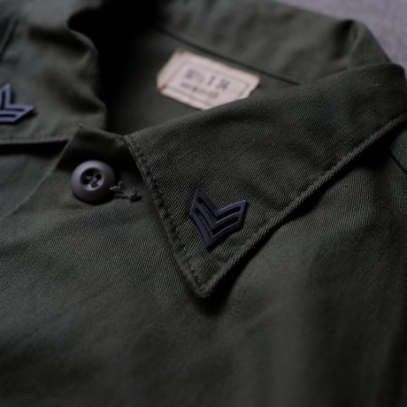 ［16 1/2 XL fit］USARMY OG507_with pins & patch
