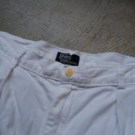 ［W40］BIG CHINO WHITE SHORTS by Polo Ralph Lauren_no.28
