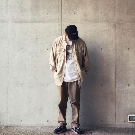 [W34 L32] POLO CHINO 2tuck PANTS_90s vintage_no.5