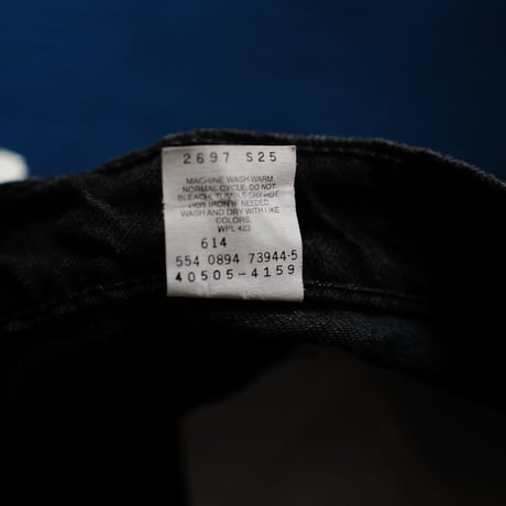 ［W38 L32］Levi's 505 Sulfur Black_Deadstock
