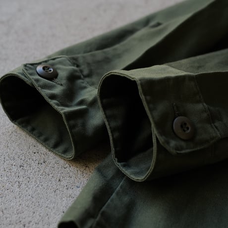 ［16 1/2 XL fit］USAIRFORCE Olive Green "BIG" Shirt_no.00
