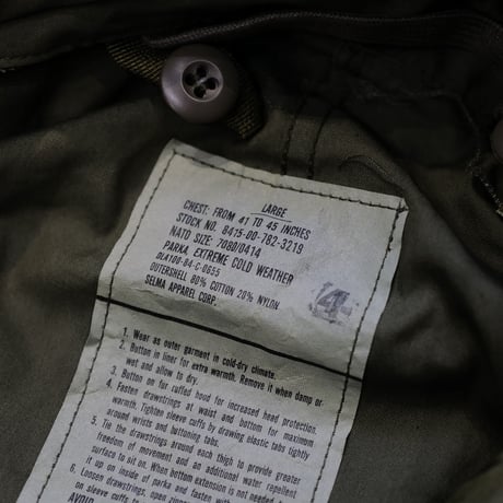 ［L］m65 parka_fullset_deadstock_no.72