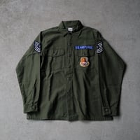 ［ XL (16 1/2)］USAIRFORCE Olive Green Shirts_Cotton100_no.5