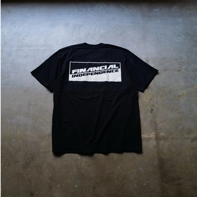 トップス anytee classics Financial Independent anytee classics] Financial Independent Tee_Whi