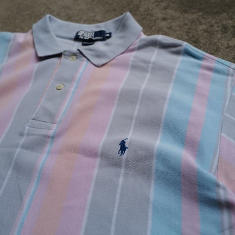 ［XL］POLO SHIRT_MADE IN USA_80-90s vintage_no.13