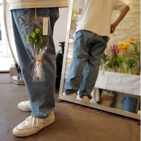 [W35 L32] POLO Chambray Cargo pants_MADE IN USA_80-90s vintage_no.1