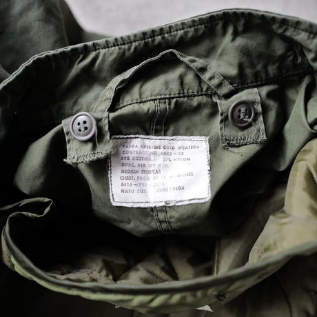 ［M］m65 parka_Black zipper