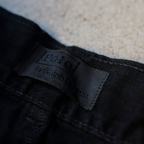 [W32 L32] Super Black_VINTAGE POLO_no.1