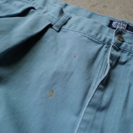 [W42] POLO CHINO 2tuck shorts_made in Singapore_90s vintage