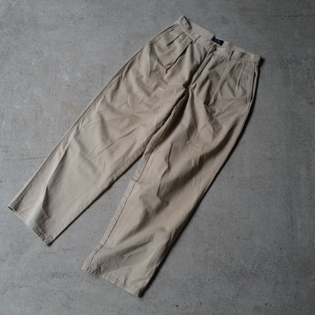 [W38 L31] POLO CHINO 2tuck_MADE IN USA_80-90s vintage_no.7
