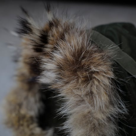 ［Free size］m51_first model_coyote fur hood_no.3