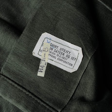 ［15 (1/2)］USMC Olive Green Shirts_Cotton 100_no.18