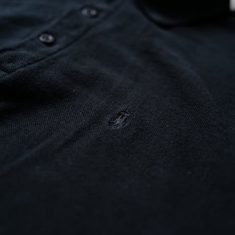 ［L］Super Black_VINTAGE POLO SHIRT_made in USA_no.03