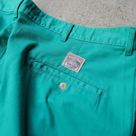 [W36] POLO CHINO SHORTS 2tuck_80s vintage_no.5