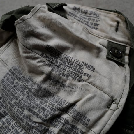 ［S-Regular］USARMY M-51 Trousers_deadstock_no.11
