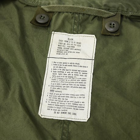 ［M］m65 parka_Deadstock_no.165
