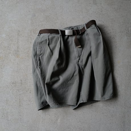 [W38] POLO CHINO SHORTS 2tuck_80s vintage