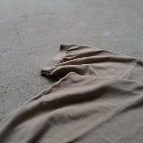 ［XL］POLO SHIRT_MADE IN USA_80-90s vintage_coyote