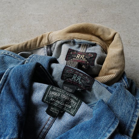 ［XL］RRL Denim Jaket_90s vintage
