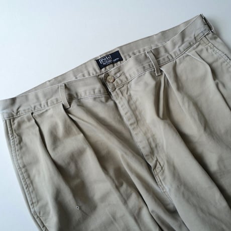 [W36 L31] Old Polo_80-90s vintage_2tack chino