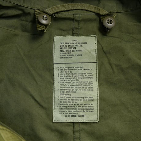 ［XL］m65 parka_no.180