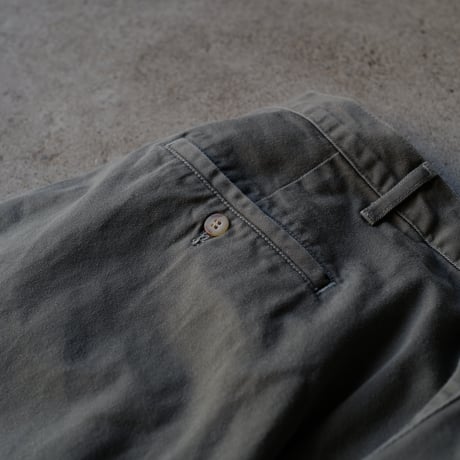 [W38 L32] VINTAGE POLO CHINO 2tuck Pants_Military Color_no.6