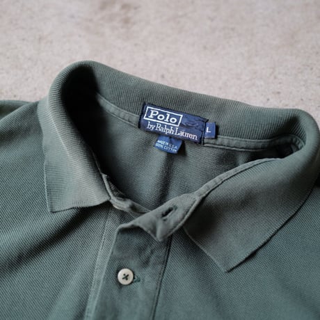 ［L］POLO SHIRT_MADE IN USA_80-90s vintage_ no.14