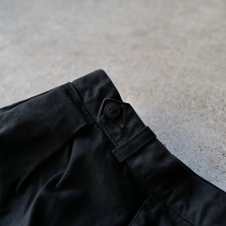 [W35 L30] Super Black_VINTAGE POLO CHINO 2tuck Pants_no.16