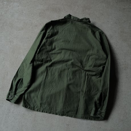 ［16 ( 1/2) / XL fit］U.S.NAVY Olive Green Shirts_Cotton100_deadstock_no.38