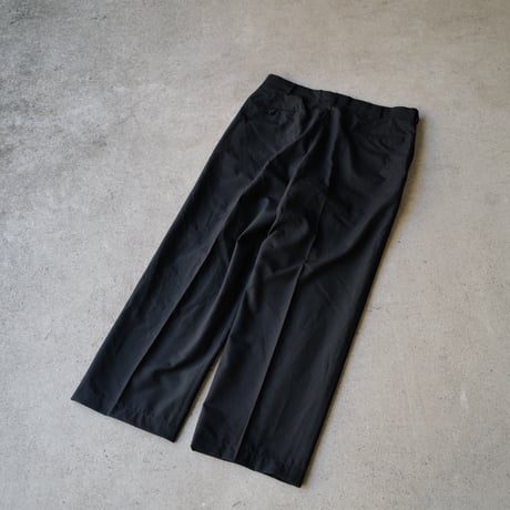 ［W37 L29］Vintage Black Pants_USNAVY Trousers_deadstock_no.1